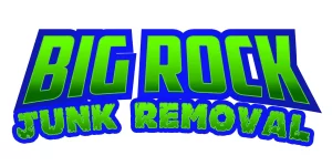 Big Rock logo, junk removal service brand