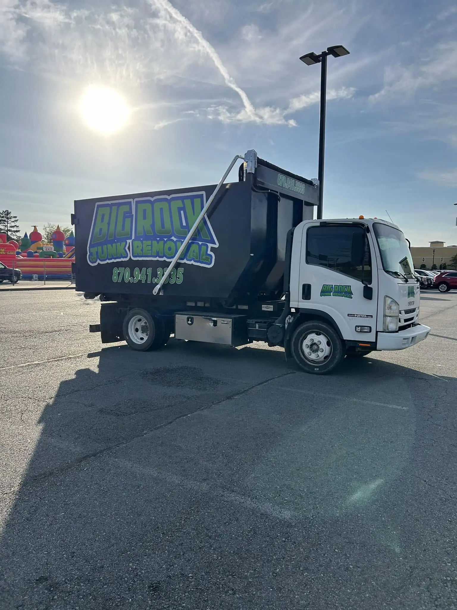 Big Rock Junk Removal truck serving Little Rock and Central Arkansas