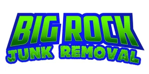 Big Rock logo, junk removal service brand